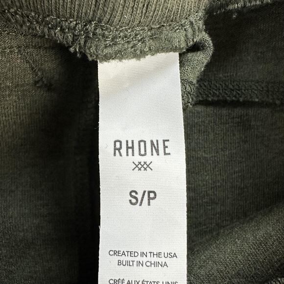 Rhone Heritage Midweight Pants Mens Small Dark Moss Heather Relaxed Fit Jogger - Picture 8 of 12